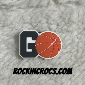Basketball Croc Charm